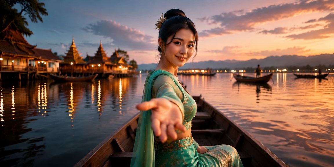 အင်းလေးကန်တွင် ဘောလုံးလောင်းကစားသူများ